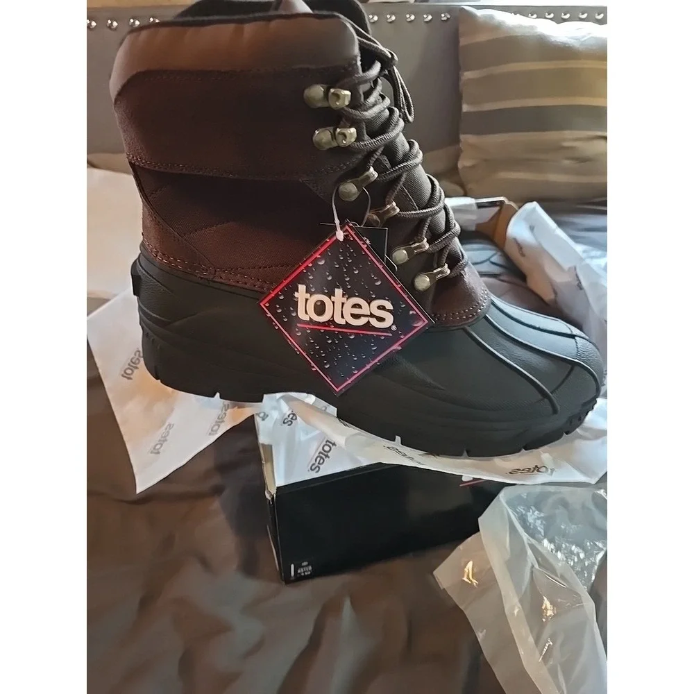 Totes Boots Men's  Style Rockybrown Waterproof Size 13‎ MED